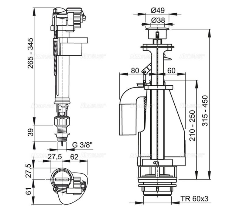 kit mecanismo SA08SK 3