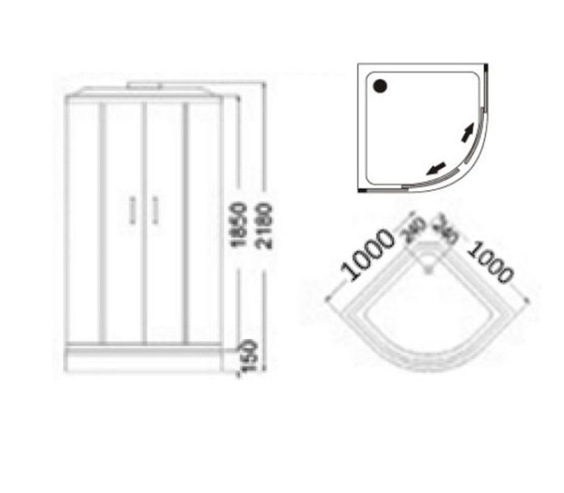Cabine de duche 501C 2